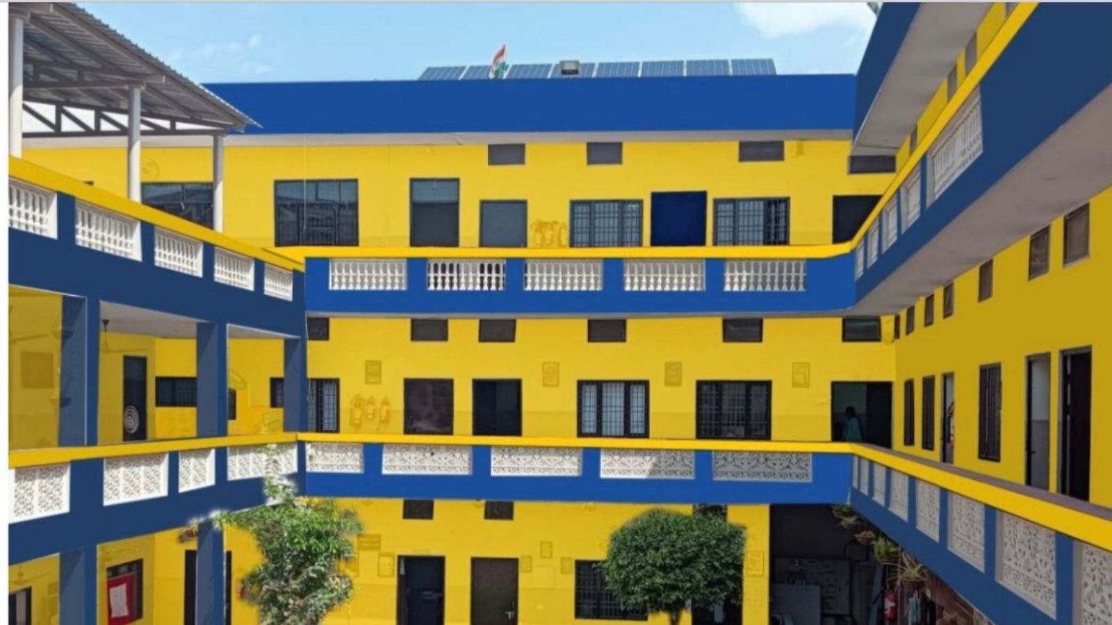 AAP flag colours on 3,602 Punjab schools: Opposition cries political branding